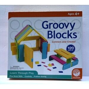 Groovy Blocks BRAND NEW Sealed 120 Pcs Set Connect & Create